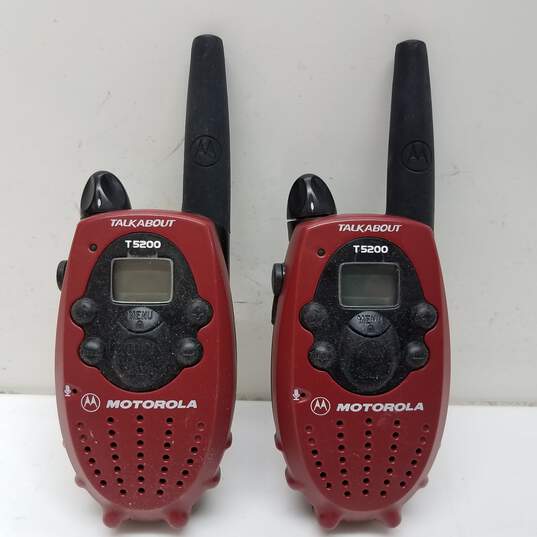 Motorola Talkabaout T5200 Walkie Talkie Pair - Untested image number 1