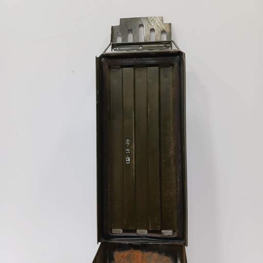 Vintage Green Military Ammunition Crate image number 6