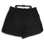 NWT Womens Black Elastic Waist Slash Pocket Sweat Short Size 3X image number 2