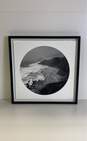 Ocean Cliffs with Circular Crop Photography by Marmont Signed. Framed image number 1