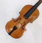 VNTG Unbranded Czechoslovakian 1/4 Size Violin w/ Case and Bow (P&R) image number 4