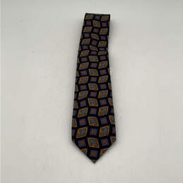 NWT Mens Multicolor Silk Four-In-Hand Adjustable Formal Pointed Neck Tie