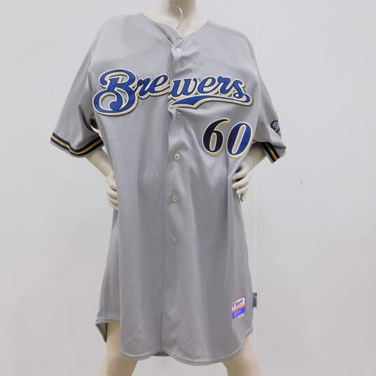 Todd Coffey Autographed/Game Used Jersey w/ COA Milwaukee Brewers image number 4