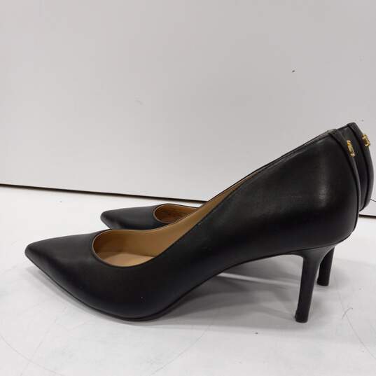 Lauren Ralph Lauren Women's Black Pointed Toe Pumps Size 7B image number 4