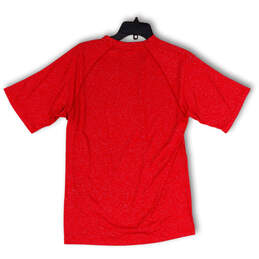Mens Red Crew Neck Short Sleeve Stretch Pullover T-Shirt Size Medium alternative image