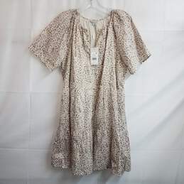 Rails Clarissa Dress Beige Watercolor Cheetah Print Dress Size S