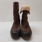 Ugg Women's W Bellevue II 1914 Shearling Brown Leather Boots Size. 6.5 image number 5