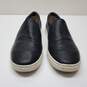 UGG Jass Womens Black 1105712 Leather Slip On Sneakers Sz 10 image number 3