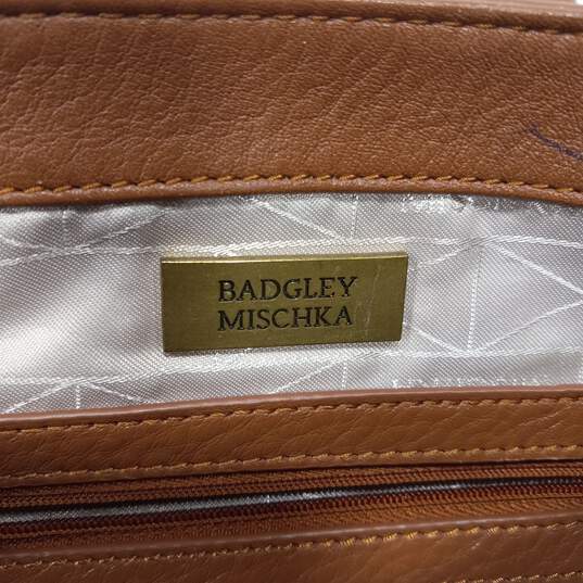Women's Badgley Mischka Brown Cowhide and Leather Handbag image number 6