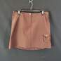 Izod Women Dark Brown Mini Skirt Sz 10 image number 1