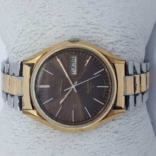 Buy the Vintage Seiko 0903-8159 Quartz Watch NOT RUNNING | GoodwillFinds