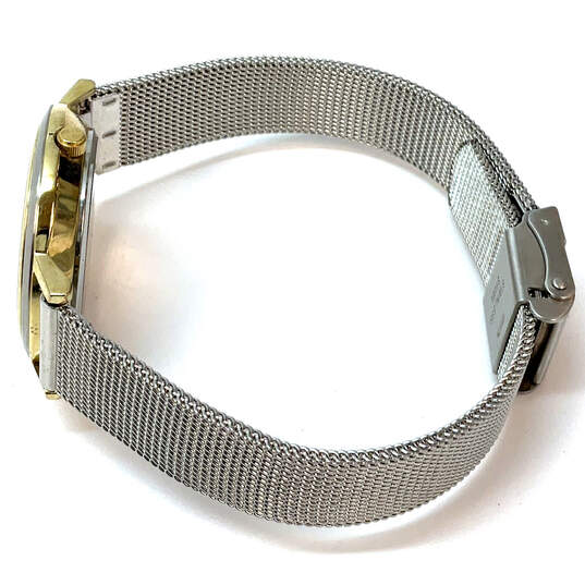 Designer Skagen Denmark 16SGS Two-Tone Round Dial Analog Wristwatch image number 4