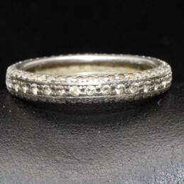 Sterling Silver Diamond Accent Ring (SZ 8.5) - 2.9g alternative image