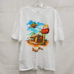 VTG 94' Hanes McDonald's Flintstones Movie Summer Promo T-Shirt Size X Large