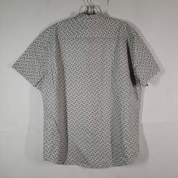 Mens Floral Regular Fit Short Sleeve Collared Button-Up Shirt Size XL alternative image