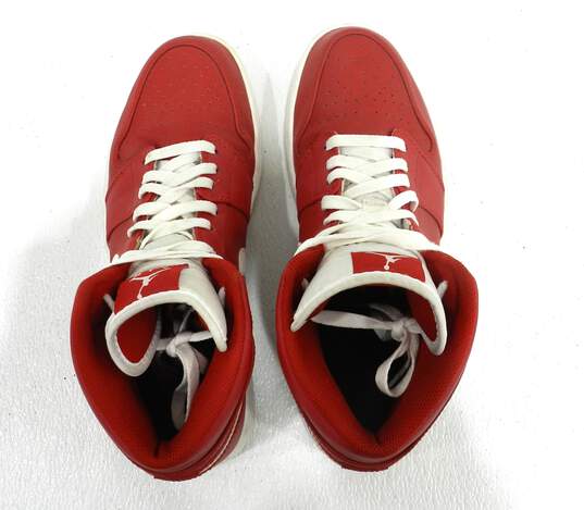 Jordan 1 Retro Mid Gym Red White Men's Shoe Size 10.5 image number 2