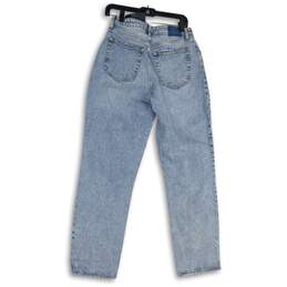 NWT Abercrombie & Fitch Womens Blue Denim Medium Wash Mom Jeans Size 28/6R alternative image