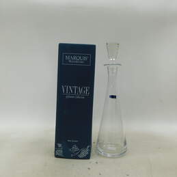 Marquis By Waterford Crystal Vintage Wine Decanter w/ Stopper IOB