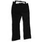 NWT Womens Black Denim Dark Wash Mid Rise Bootcut Jeans Size 8W L image number 2