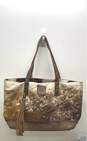 STS Ranchwear Hair On Cow Hide Tote Leather Western Cowboy image number 1