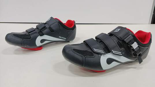 Peloton Men's Black Cycling Shoes Bike Size 10 image number 1