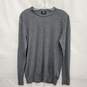 H&M MN's Merino Wool Blend Gray Crewneck Sweater Size M image number 4
