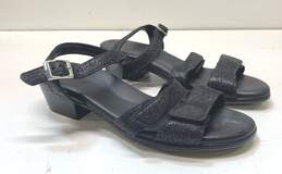 SAS Leather Savanna Slingback Sandals Black 8