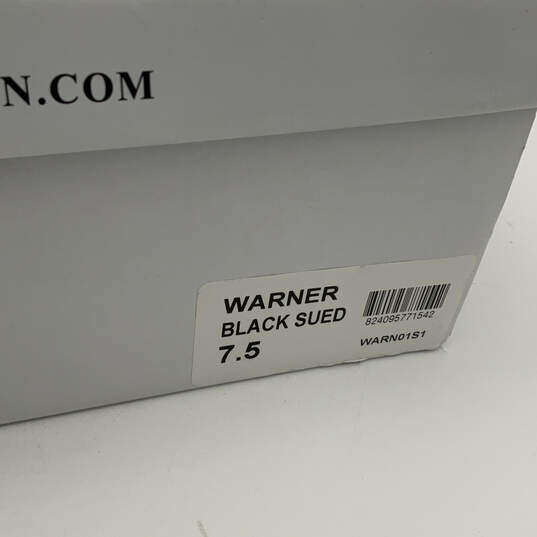 NIB Womens Warner 166041 Black White Faux Fur Lace Up Snow Boots Sz 7.5 M image number 5