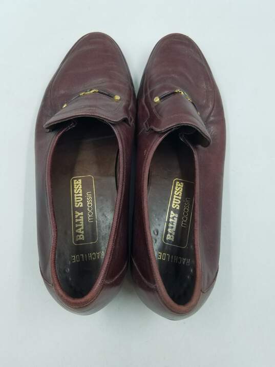 Bally Rachilde D.Brown Loafers M 7.5E COA image number 6