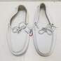 ZARA Man White Leather Tie Loafers Shoes Men's Size 43 image number 5
