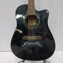 Black Acoustic Guitar alternative image