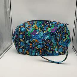 Vera Bradley Womens Multicolor Floral Zipper Double Handle Tote Bag alternative image