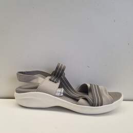 Bzees Chance Gray Strap Sandals Shoes Women's Size 8.5 M
