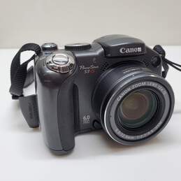 Canon PowerShot S3 IS 6.0MP Digital Camera - Black Untested alternative image