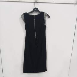 White House Black Market Women's Black/White Tweed Sheath Dress Size 6 with Tag alternative image