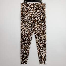 Stella McCartney Women Leopard Knit Pants Sz. 50