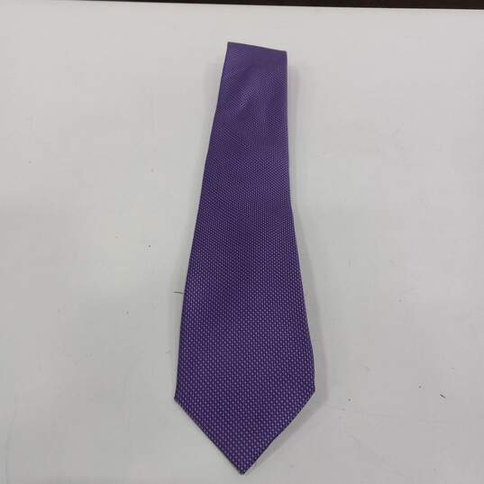 Michael Kors Men's Purple Neck Tie image number 1