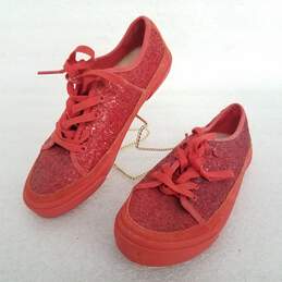 UGG Women's Sneaker Shoes Red Glitter Sie 6
