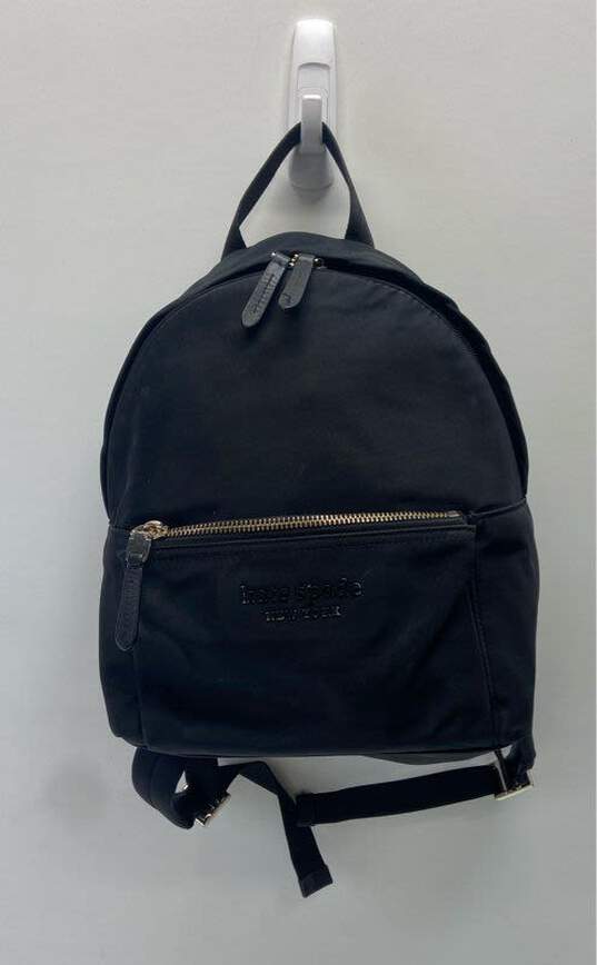 Kate Spade Black Nylon Small Backpack Bag image number 1