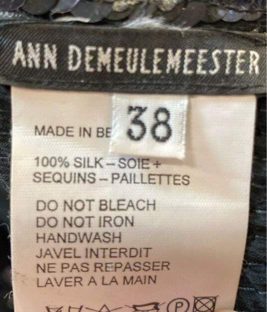 Ann Demulemeester Black Sequined Vest - Size Medium image number 7