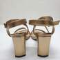 Naturalizer RIZZO Women's  Bronze Strappy Heels Size 6.5M image number 3