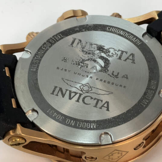 Designer Invicta 30431 Chronograph Round Dial Quartz Analog Wristwatch image number 4