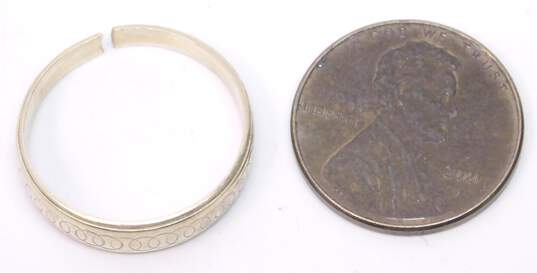 10K Yellow Gold Circular Etched Band Ring FOR REPAIR 2.0g image number 6