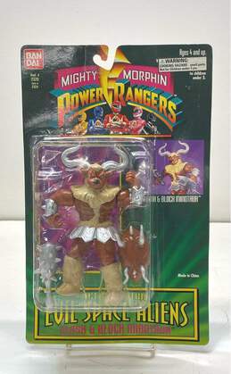 Vintage Mighty Morphin Power Rangers Evil Space Aliens Slash & Block Minotaur