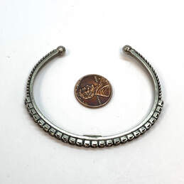 Designer Sorrelli Silver-Tone Crystal Cut Stone Adjustable Cuff Bracelet alternative image