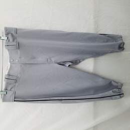 Nike Authentic Collection GREY BB PANTS LG Baseball Knicker Bottoms / Size 35-40-19