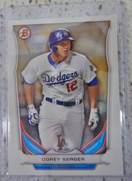 2014 Corey Seager Bowman Top Prospects Pre-Rookie Card LA Dodgers
