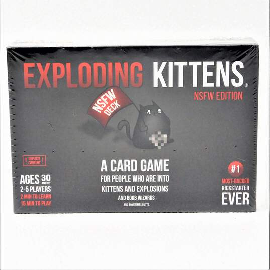 Exploding Kittens NSFW Edition Adults Only Card Game NIB image number 1