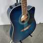 Blue Acoustic Johnson Guitar jg-650-tbl image number 5