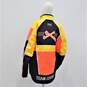 VTG Choko EXR Orange Yellow Snowmobile Racing Jacket Men's Size M image number 3